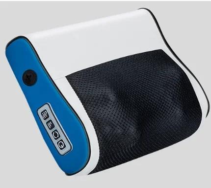 

Multi Functional Neck And Shoulder Massage Device Household Neck Region Plus Spinal Area Kneading Tool With Multiple Adjustable Hot Compress EU Plug синій