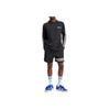 Adidas Originals Knit Lace-Up Three-Quarter Casual Shorts Men Bottoms Black IW0974