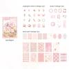 100pcs/set Mixed Material Pack Flower Series Hollow Lace Handbook Border Primer Paper DIY Decorative Sticker Notes Scrapbook