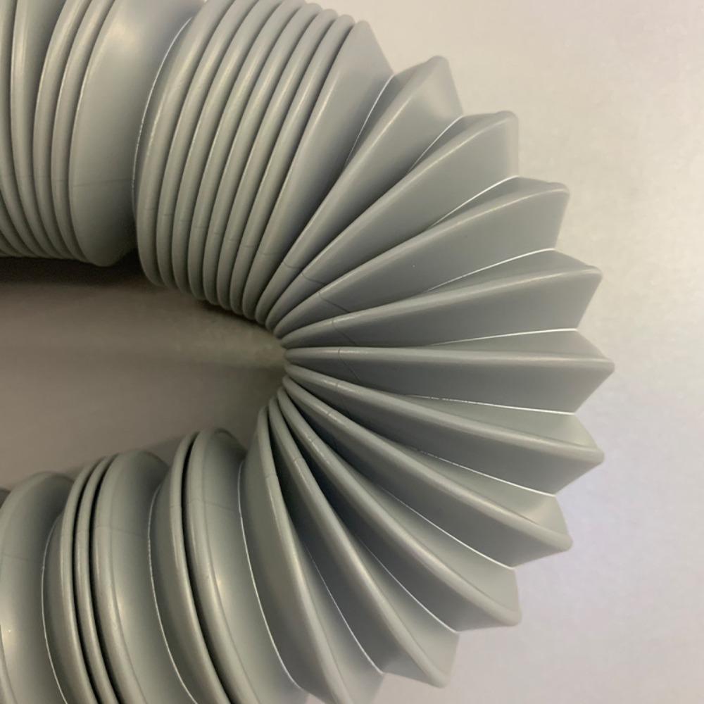 White 1-Pack Expandable Flexible Kitchen Sink Sewer Pipe Bathroom Drains Tube Wash Basin Plumbing Rainwater Down Spout Hose