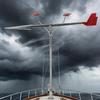 Stainless Steel Wind Direction Indicator Reflective Design Weather Vane for Night Navigation Safety on Boats