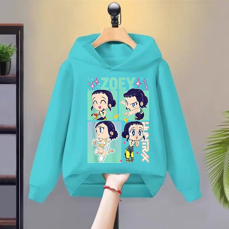 Hanorace Sweatshirturi Fete Hanorac Stilat cu Imprimeu Desene Animate Hanorac Casual Confortabil Croială Lejeră