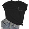 ROSEPARK Women Cute Dinosaur Graphic T-Shirts Teen Girls Funny Tees