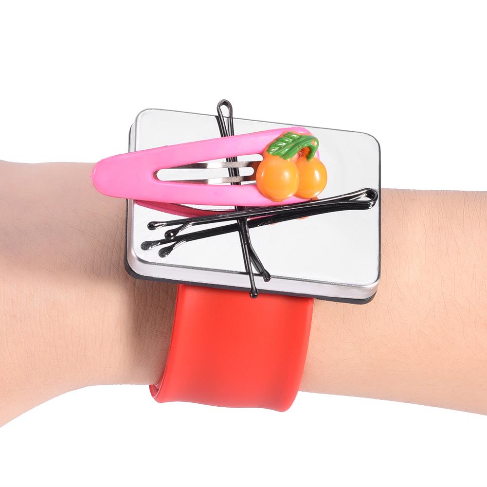 Magnetic Wrist Band Hairpin Hair Grip Holder Hair Clip Collector Hairdressing Accessory