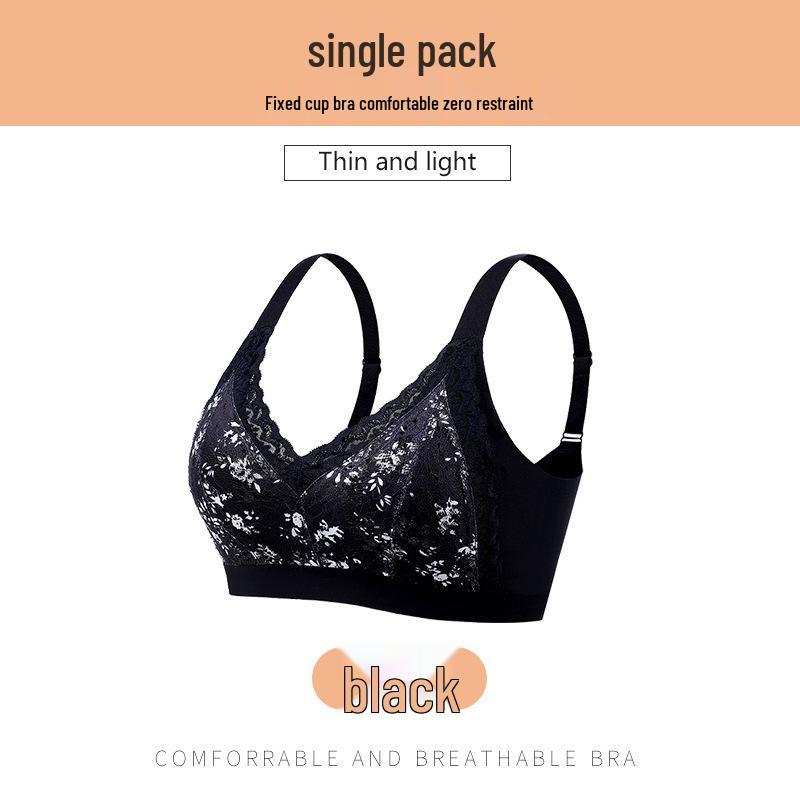 Seamless Plus Size Women's Ultra-Thin Supportive Sports Bra