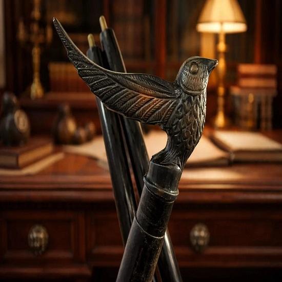 Морская латунная рукоятка в виде птичьей головы трость для ходьбы пиратский стиль деревянная дизайнерская трость коллекционная подарок на Рождество День отца