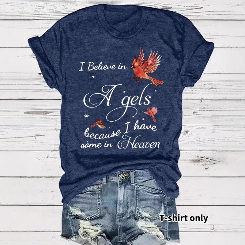 Damen Neues Sommer Rundhals Kurzarm T-Shirt Inspirierender Slogan-Druck Bequemes T-Shirt