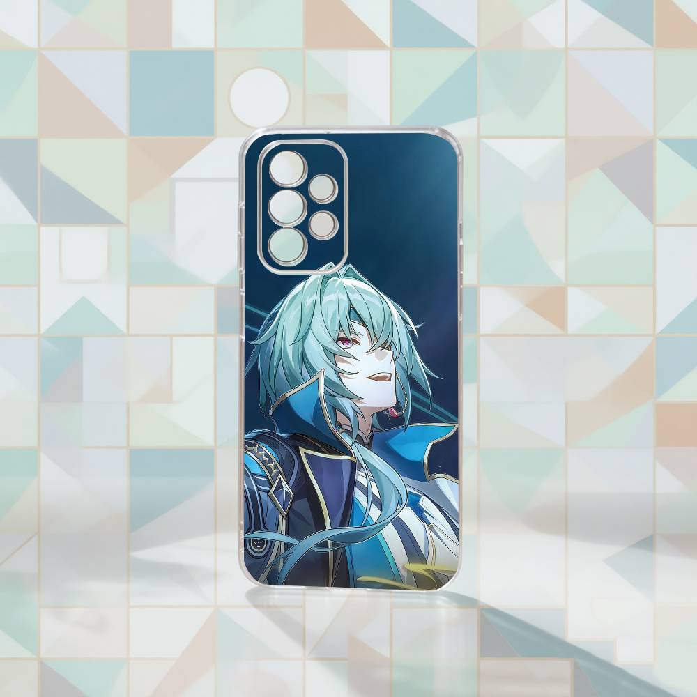 

Honkai Star Rail Anaxa Phone Case Transparent Silicone Soft For Samsung S25,S24,S21,S22,S23,S30,Ultra,S20,Plus,Fe Samsung S30plus5G