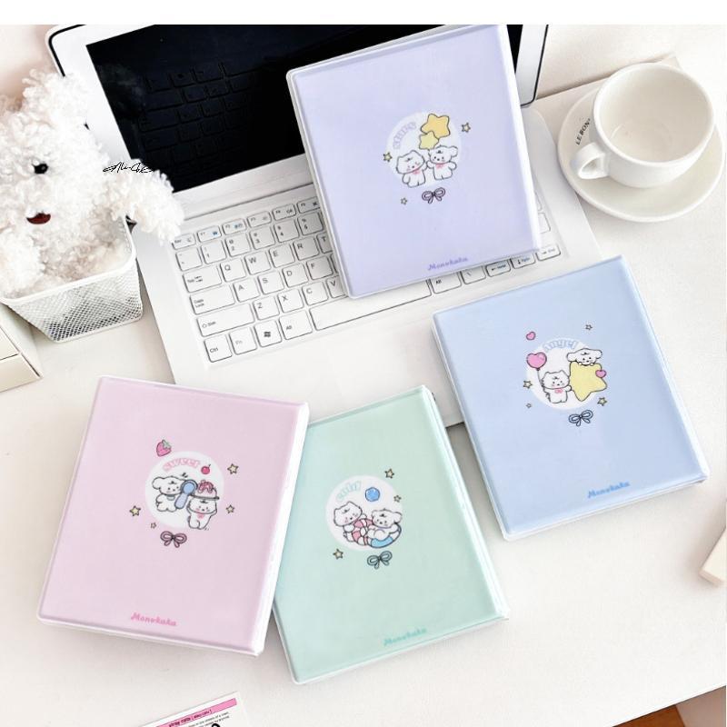 Cartoon Idol Photo Album with 20 Transparent Inner Pages for Photo Booth Photocard Supplies - Capacity for 20 Photos