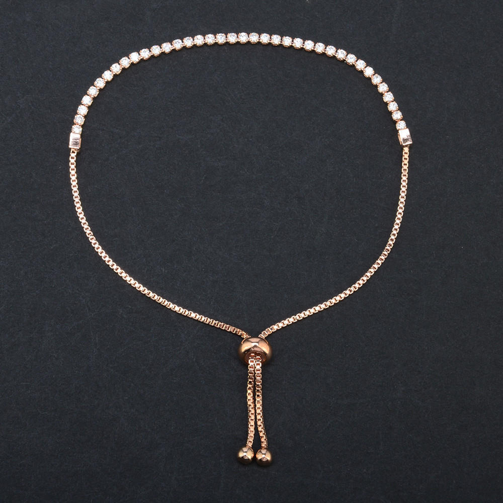 Women's Crystal Rhinestone Gold Plated Bangles Bracelet Jewelry Adjustable