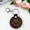 Leather Memorial Keychain & Case for Pet Hair - Photo Pendant Charm for Cats & Dogs