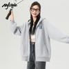 MJ STYLE Women's Casual Hooded Zip Sweatshirt