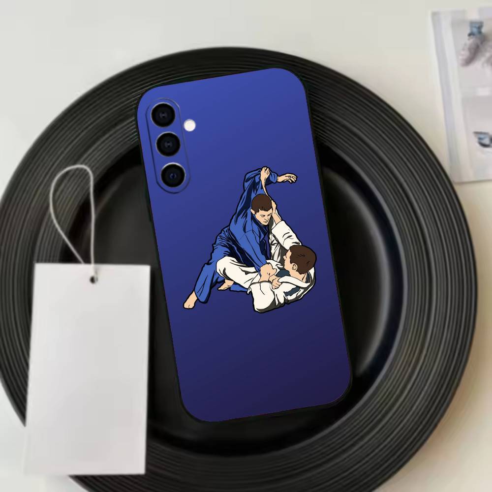 BJJ Brazilian Jiu Jitsu COOL Phone Case Black Silicone Soft For Samsung Galaxy A73,A72,A71,A70,A53,A52,A51