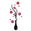 Vase 3d Three- Wall Stickers Acrylic Wall Stickers Wall Self-adhesive Wall Stickers High Appearance Creative Stickers Decorative Stickers
