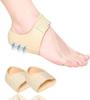 Gel Heel Wraps: Velcro Heel Covers & Warmers for Men and Women - Relieve Foot Fatigue & Absorb Shock