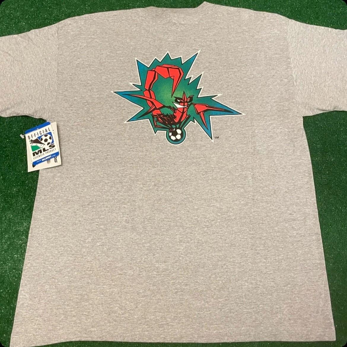 

Vintage 90s San Jose Clash MLS Soccer Football VTG Shirt Mens Size XL NWT M