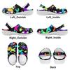 White EVA Clogs with Cute Cat Print, Lightweight Slip On Garden Shoes, Breathable Beach Sandals, Indoor Outdoor Slippers for Men Women
