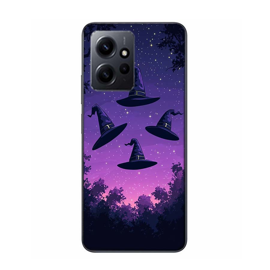 Halloween Wizard Hat Horror Fun Phone Case For Redmi Note 14 15 Pro 5G 13 12 Pro Plus 11 11T 11E 11S 10 Pro 10S 9 9S Cover Cell