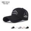ZHENYUEQI Men's Summer Outdoor Extended Brim Mesh Baseball Cap