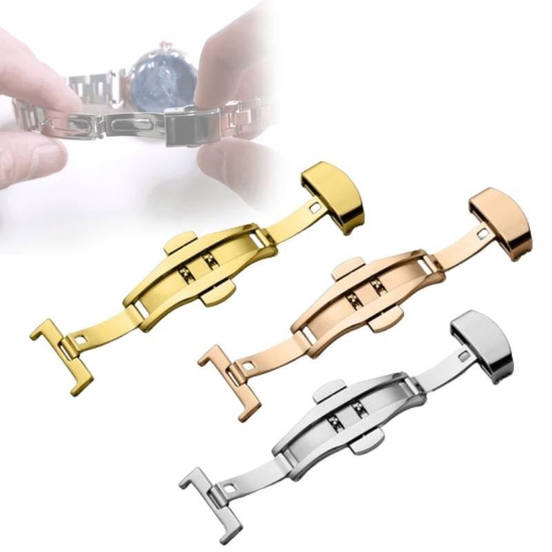 Butterfly Watch Buckle Accessorie Double Buckle Stainless Steel Tool Durable