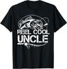Reel Cool Uncle Fishing Daddy Fathers Day Dad Gifts For Men T-Shirt