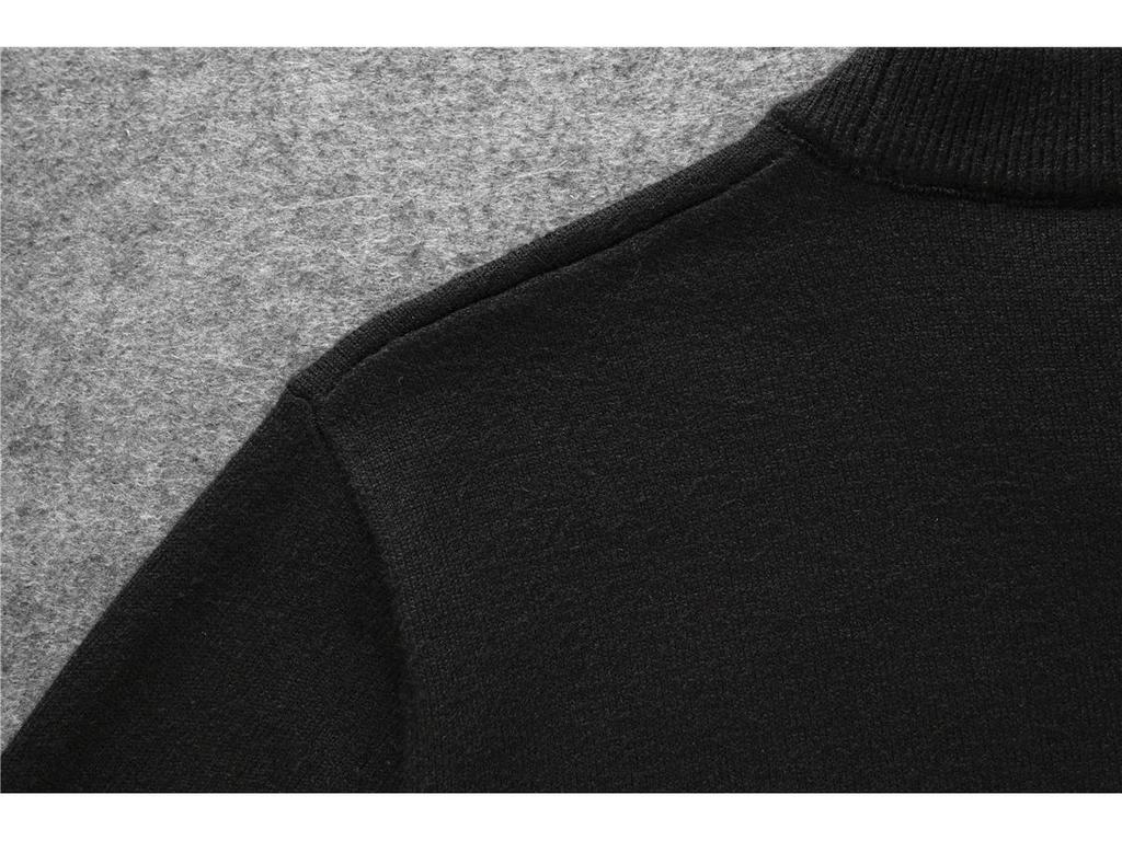 European Trend: Men's Embroidered Wool Sweater - Autumn/Winter Long Sleeve Knit Pullover