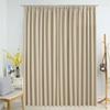 Blackout Curtain - vidaXL - 290x245 Cm - Beige - Polyester - Machine Washable