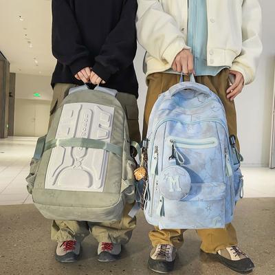 Cartable Féminin 1011 Nouveau Étudiant Universitaire Japonais Grande Capacité Tendance Sac à Dos Élève Collège Élève Lycée Masculin Sac à Dos de Voyage