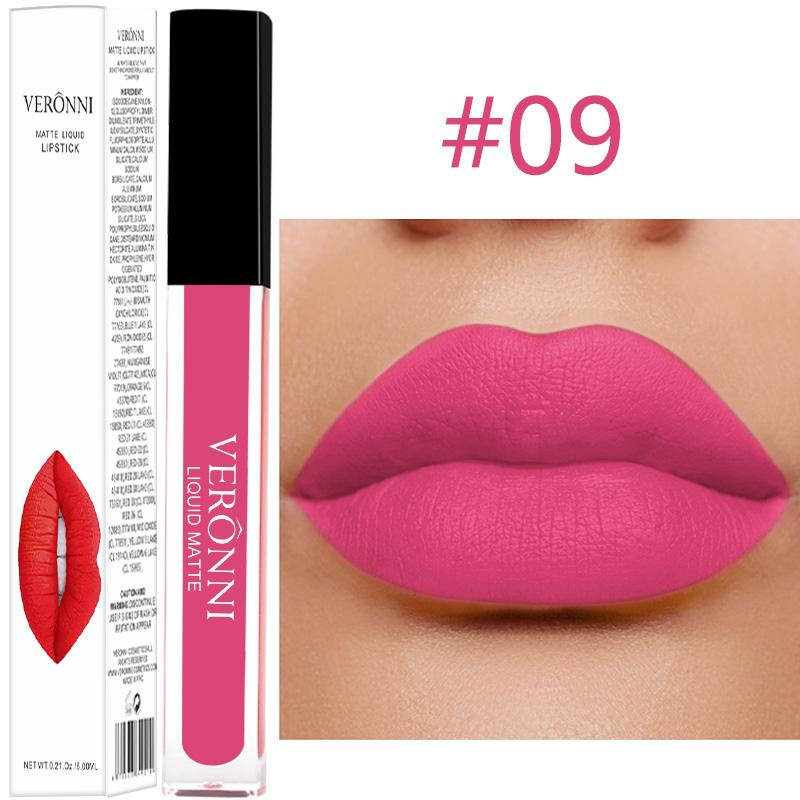 14 Color Square Tube Lip Gloss Waterproof Non Stick Cup, 24-hour Long-lasting Lipstick Lip Gloss, Sexy and Tempting Cosmetics