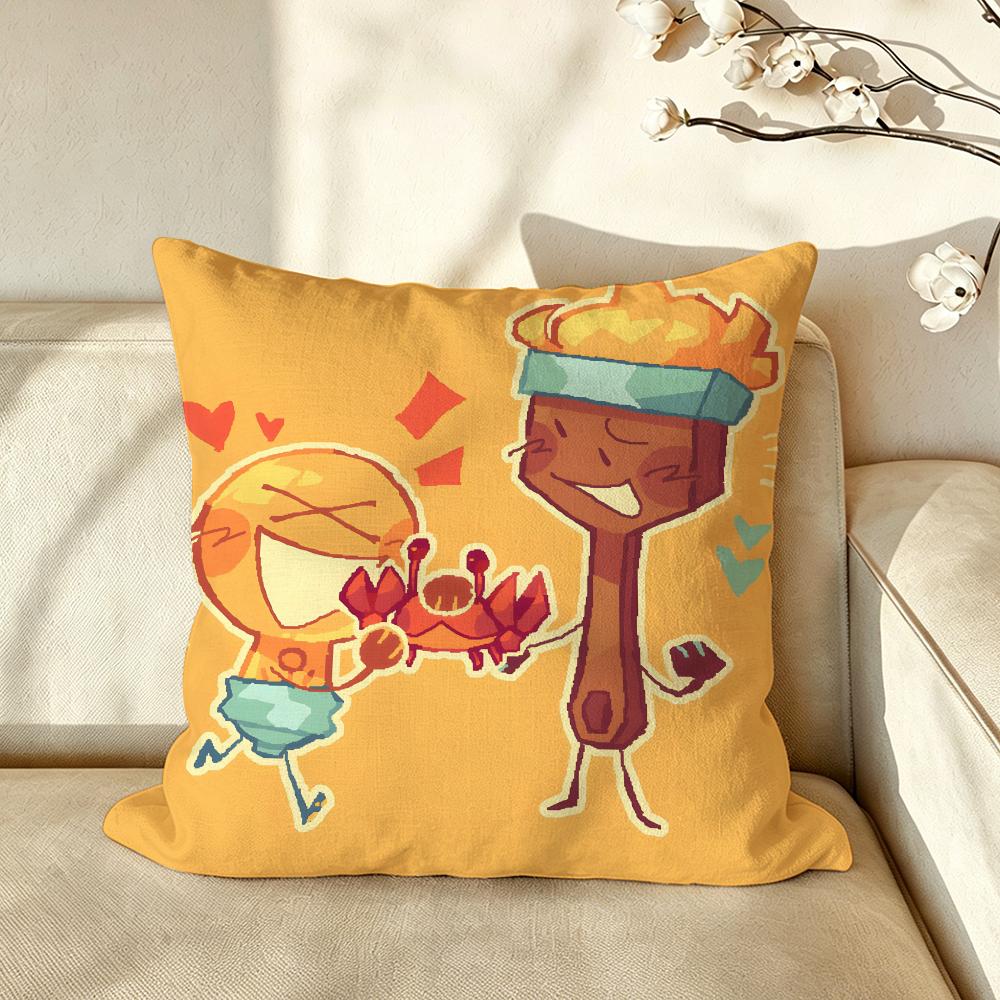 Animation IInanimate Insanity Cushion Cover Pillow Case Antidustmite Pillowcase Silky Short Plush Sofa Cushion Cover Hot