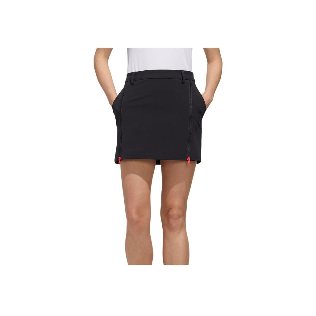 Adidas Creator Skirt Solid Color Sports Design Golf Casual Skirt Women Skirts Black FJ3864