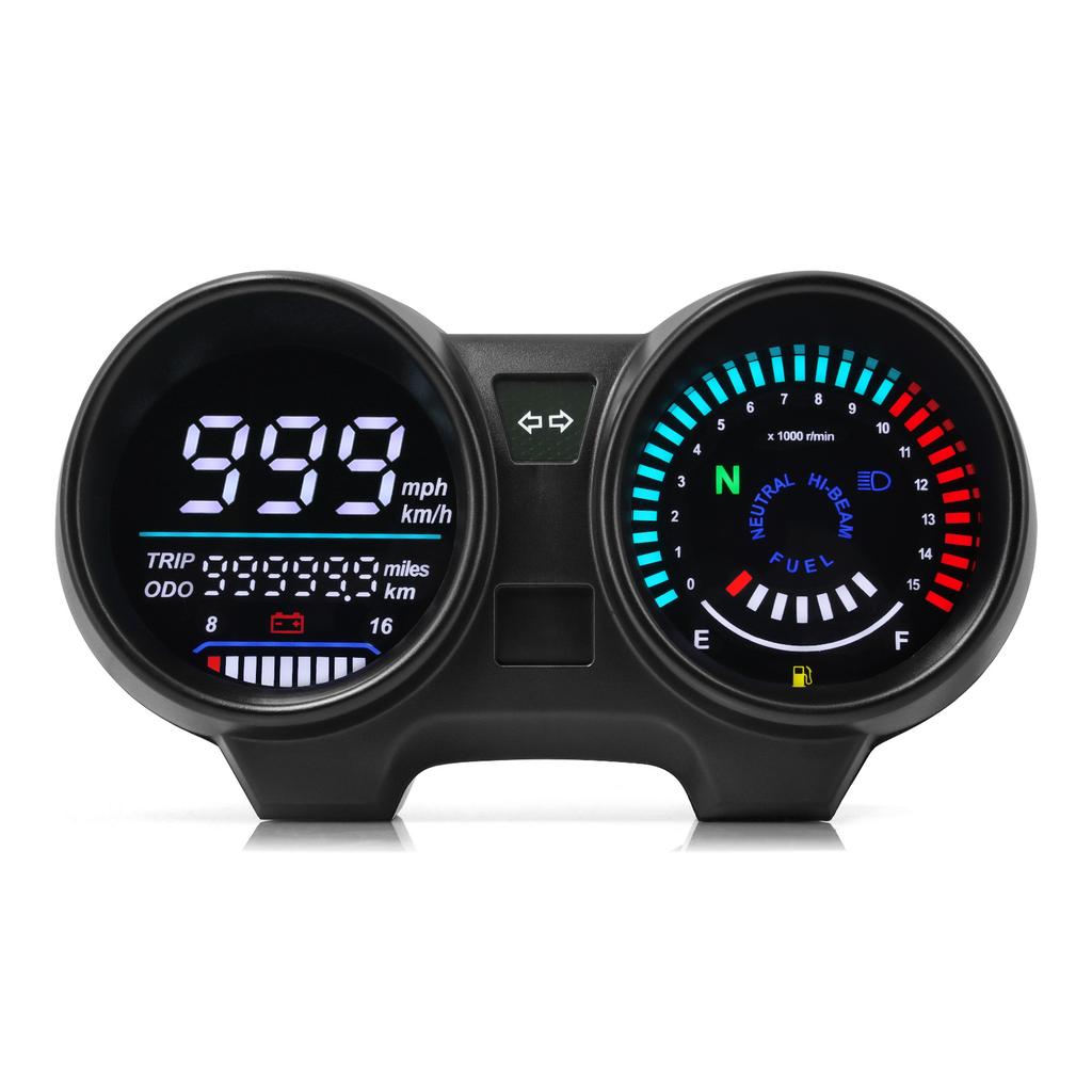Motorcycle Tachometer Odometerpanel Digital Meter For TITAN 150 Honda CG150 Fan150 Speedometer RPM Meter LED Digital Dashboard