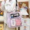 New Y2K Cute Ita Bag Large Capacity Shoulder Bag Messenger Bag Lolita Girls Transparent Crossbody Bag DIY Display Casual Handbag