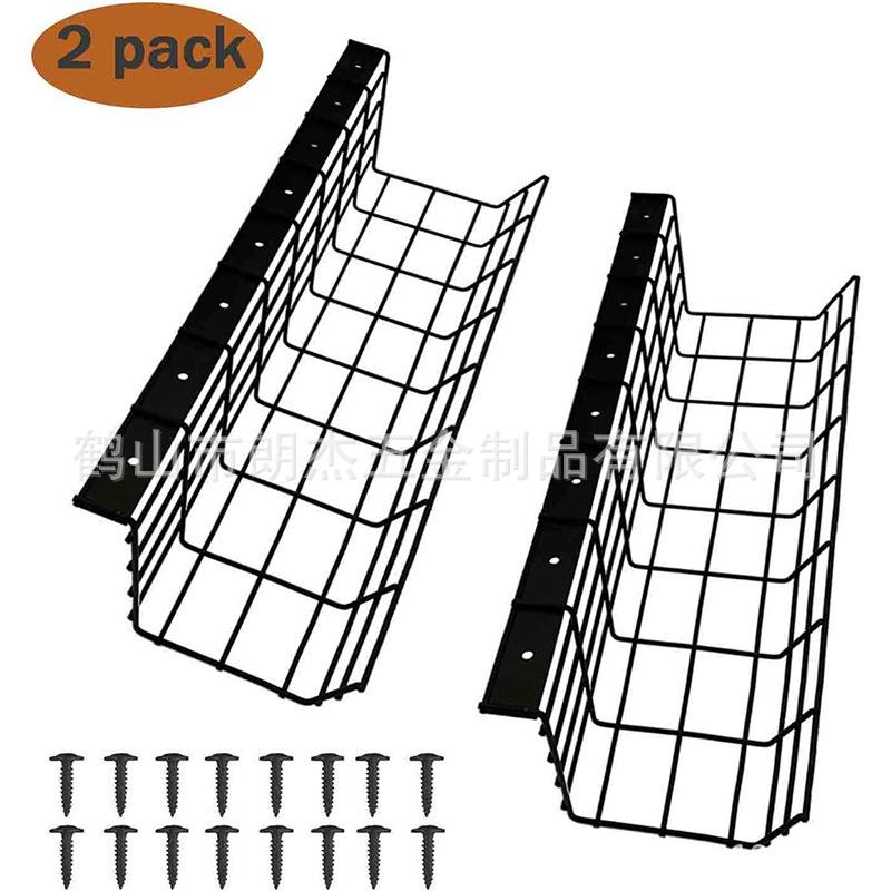 Kabelmanager für unter den Schreibtisch und Aufbewahrungsschale für Steckdosenleisten