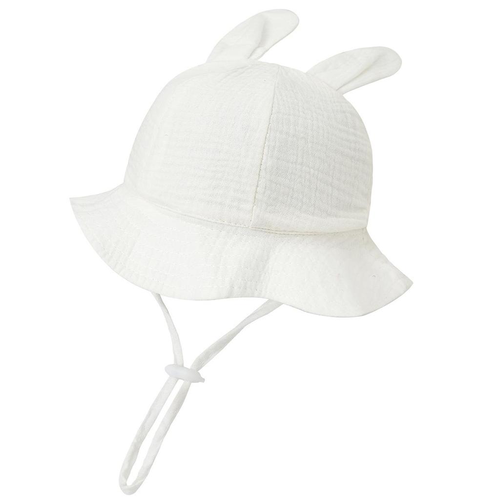 Baby Hat Summer Newborn Accessories Cotton Baby Caps for Girls Boys Infant Bucket Hats for Toddler Sun Protection 3-12M