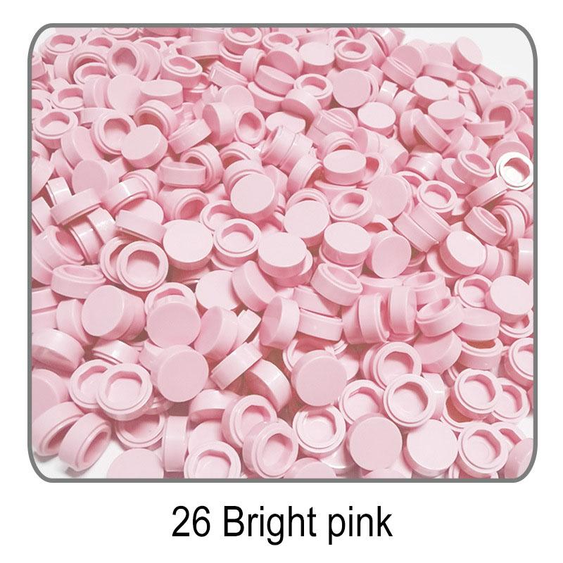 1000 Stück Stadt Bausteine Flache Fliese 1x1 Runde Steine DIY Erleuchten Bausteine Teile 98138 Bausteine für Jungen Mädchen Geschenke Kinder