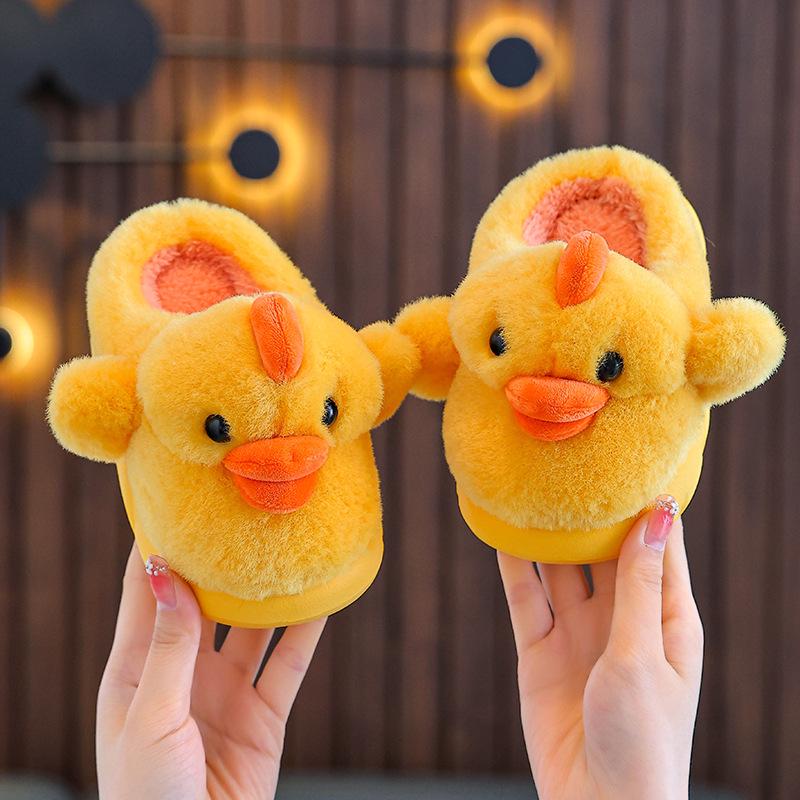 Little Duck Kids' Winter Bag & Velvet-Lined Cotton Shoes for Boys & Girls