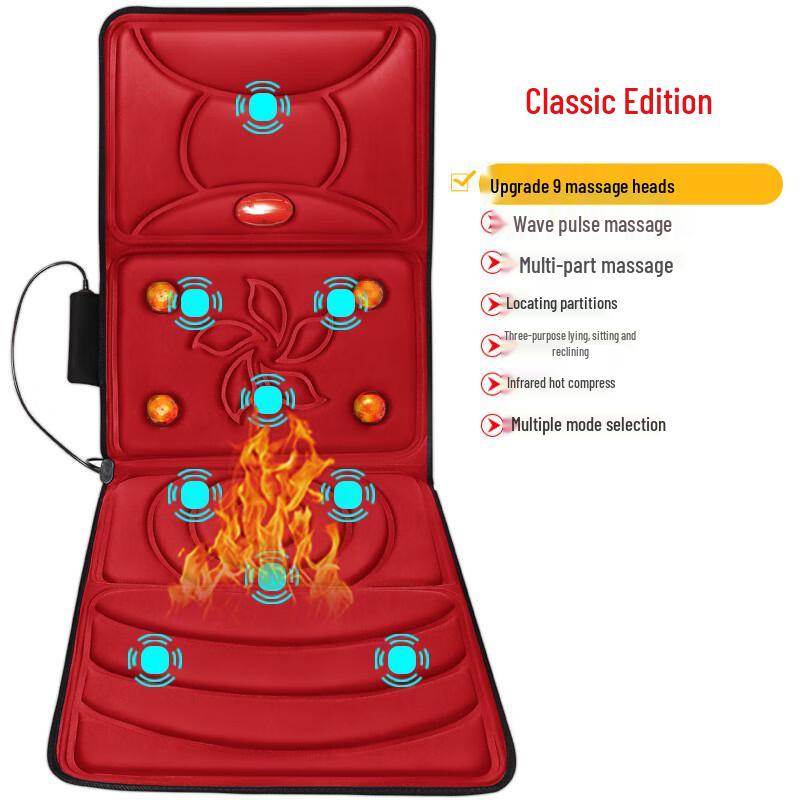 AIVEISI Multifunctional Full Body Massage Mat with Heat and Airbags