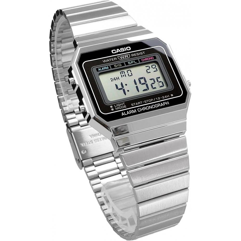 Casio Unisex Digital Watch Silver A700w 1a