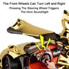 1:24 Scale Huayra BC 720S Sports Car Model Toy Sound Light Pull Back Supercar Shock Absorption Models Boys Gift Decoration