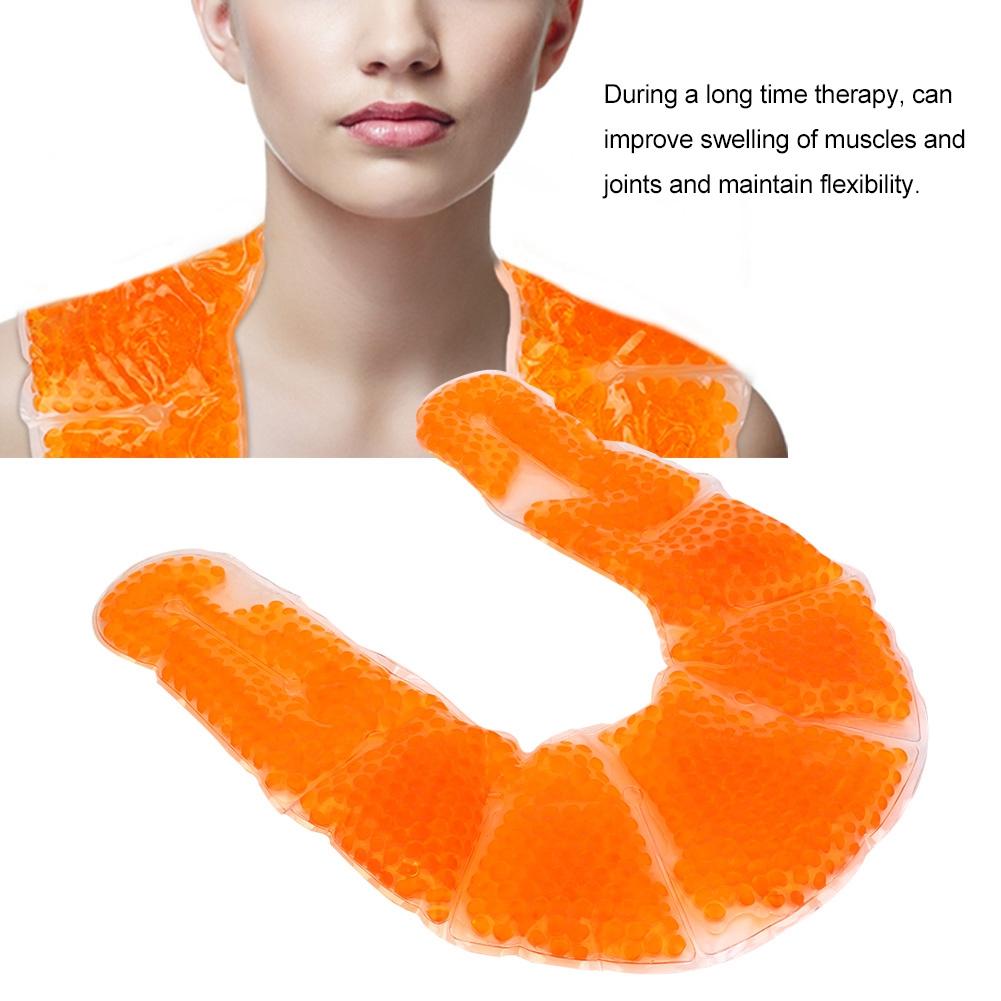 U Shape Shoulder Neck Therapy Gel Bead Ice Hot Nursing Pain Relief Pad Cushion Pack