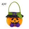 Reusable Trick or Treat Bag Halloween Pumpkin Candy Bag, Cartoon Velvet Plush Tote for Cute Holiday Gift Bags Kids, Handbag, Party Favor Decor