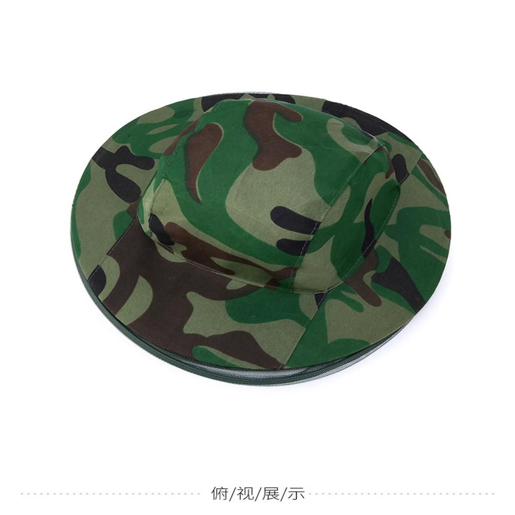 Net Mesh Face Protector Cap Insect Bee Mosquito Resistance Sun Fish Hat