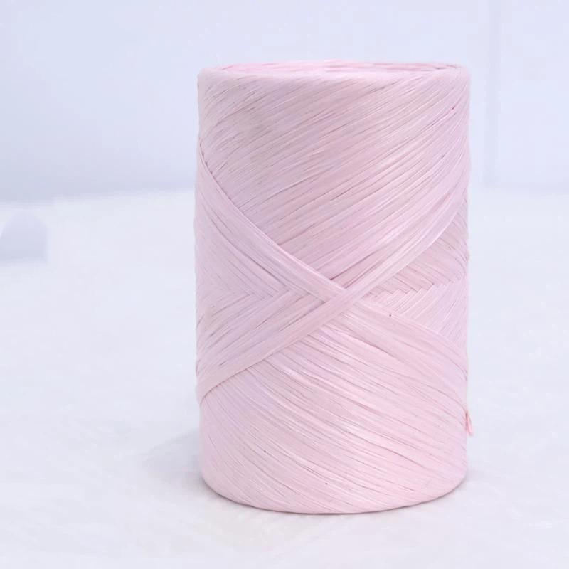 Raffia Straw Yarn 14 Colors 150m Lightweight Knitting Thread for Hand Crochet Beach Hat Travel Craft Projects