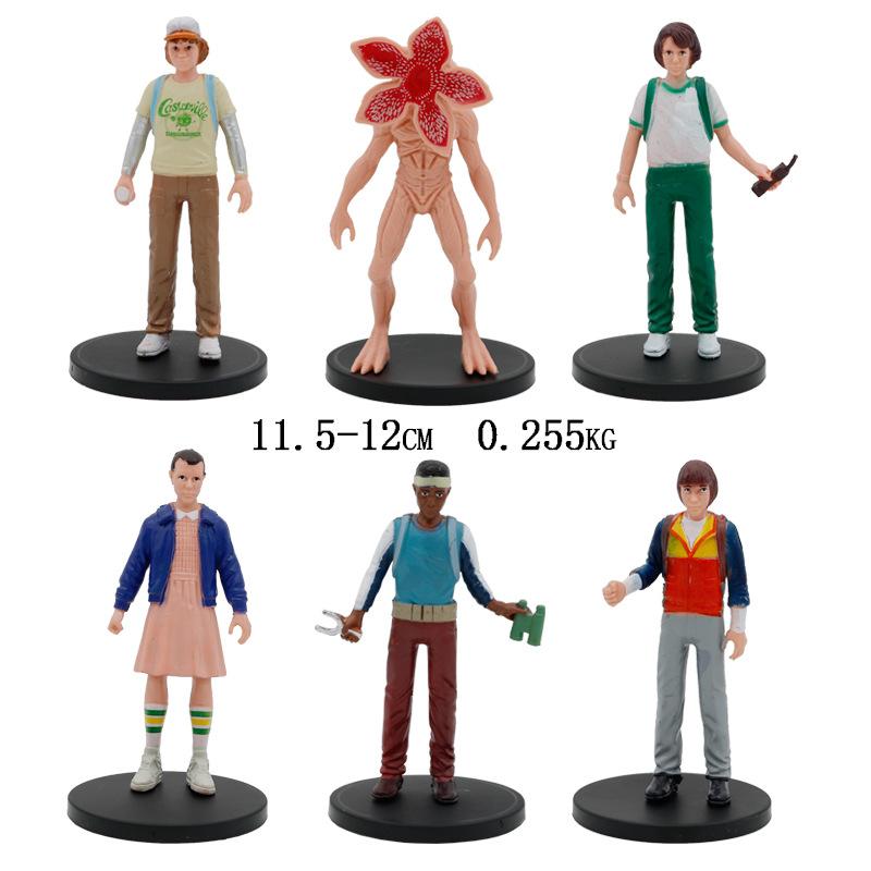 

Набор из 6 шт. MOC Демогоргон Stranger Things Векна Настольное украшение Игрушки Подарки для детей Фигурка Коллекционная для Настольного Декора Стола