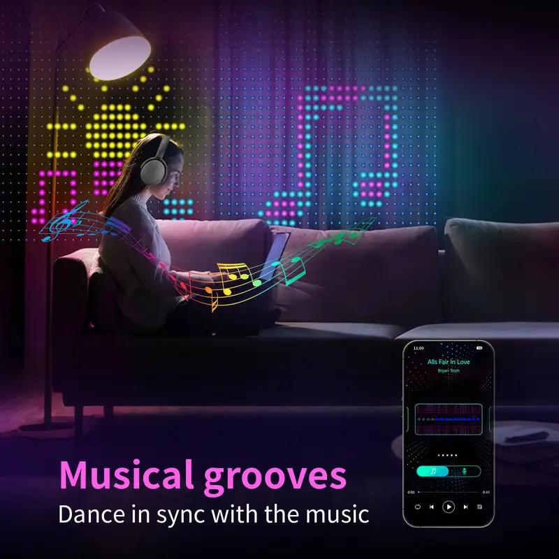 400LED Smart Curtain Fairy Lights RGB APP Control Dimmable DIY Patterns Christmas Garland String Lights for Home Bedroom Decor