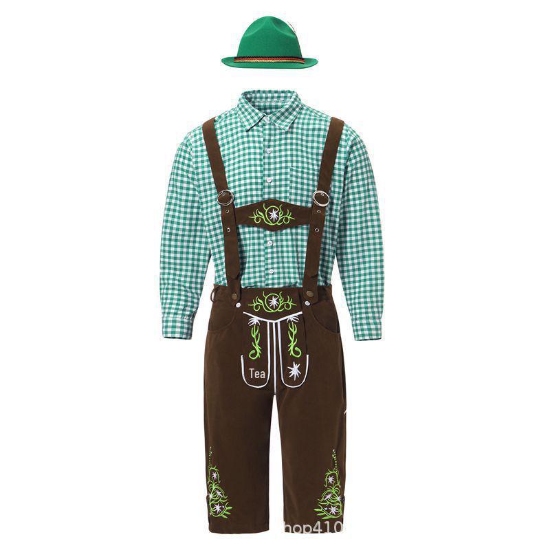2025 Oktoberfest Men's Traditional German Beer Outfit - Two Colors