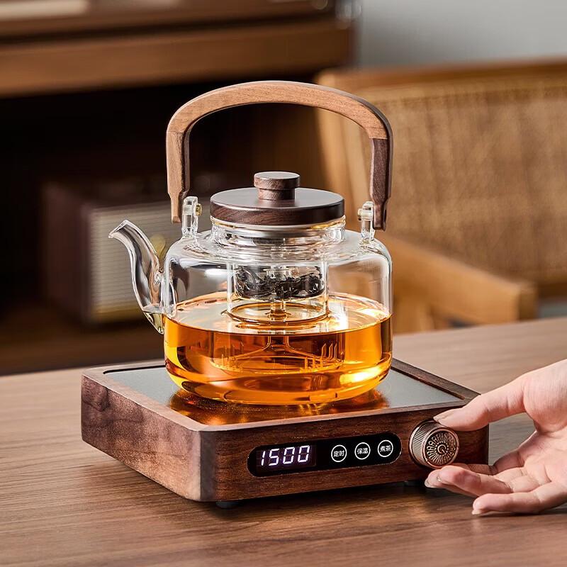 YIHUTEA Minimalist Glass Tea Steaming Set
