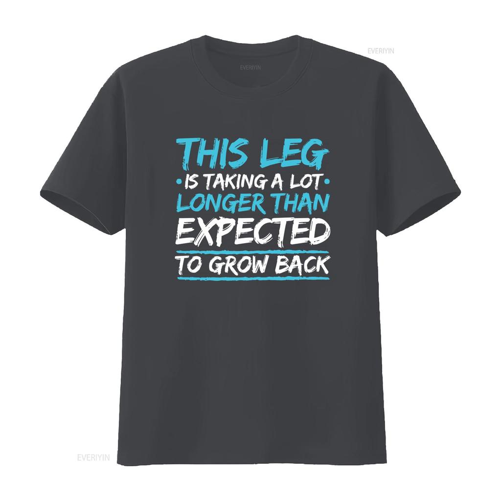 Dit Been Duurt Veel Langer Dan Verwacht Om Terug Te Groeien T-shirt Voor Amputee Rolstoel Prothese vintage Gewassen Unisex