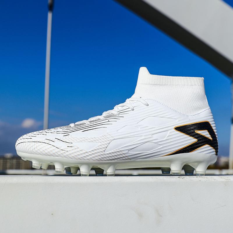 Herren Großformatige Fußballschuhe Männlich Hochschaft Kunstrasen Training Studenten Fußballspielstiefel Kinder Fußballschuhe
